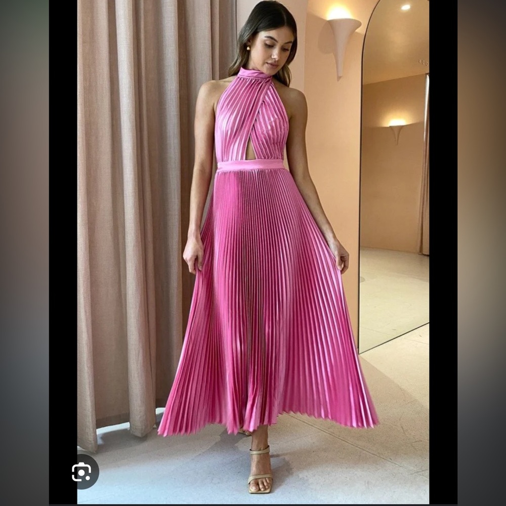 L’lidee Renaissance Gown Hot Pink